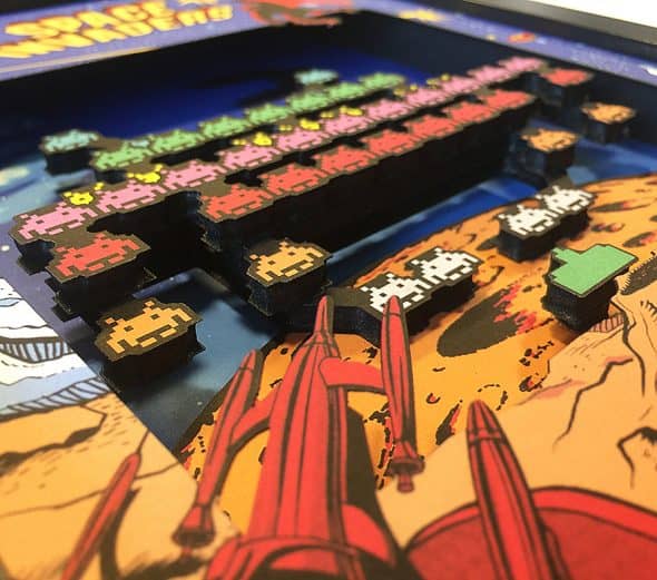 glitch-artwork-space-invaders-arcade-3d-shadow-box-home-display glitch-artwork-space-invaders-arcade-3d-shadow-box-home-display