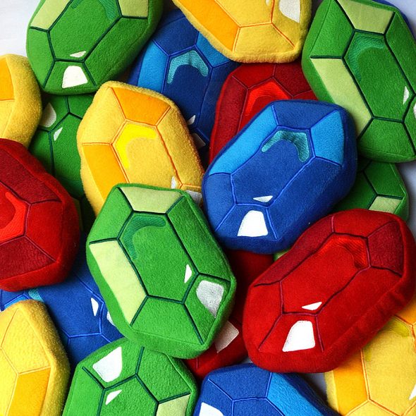 blue-robotto-legend-of-zelda-rupee-pillow-bedding blue-robotto-legend-of-zelda-rupee-pillow-bedding