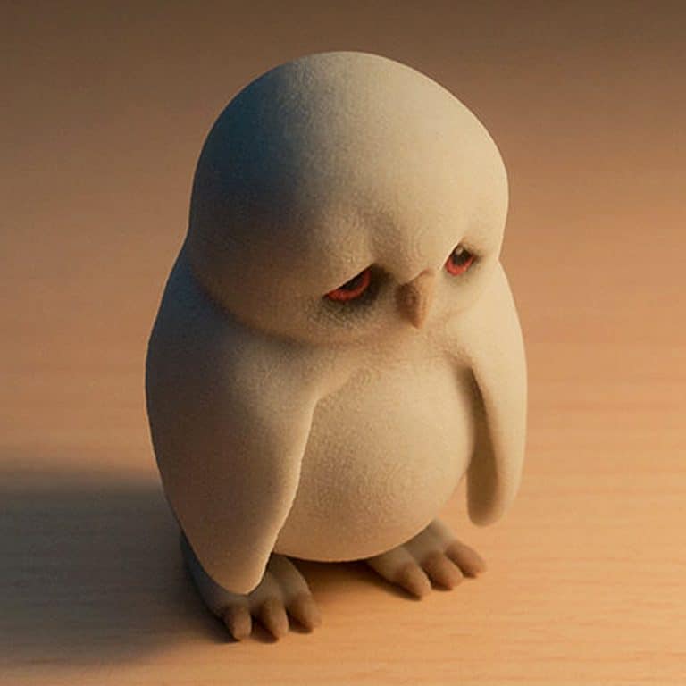 manuel-poehlau-3d-printed-sad-owl-figurine-made-with-sandstone