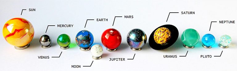 west-end-collectables-solar-system-orrery-globe-marble-collection-dekstop-display