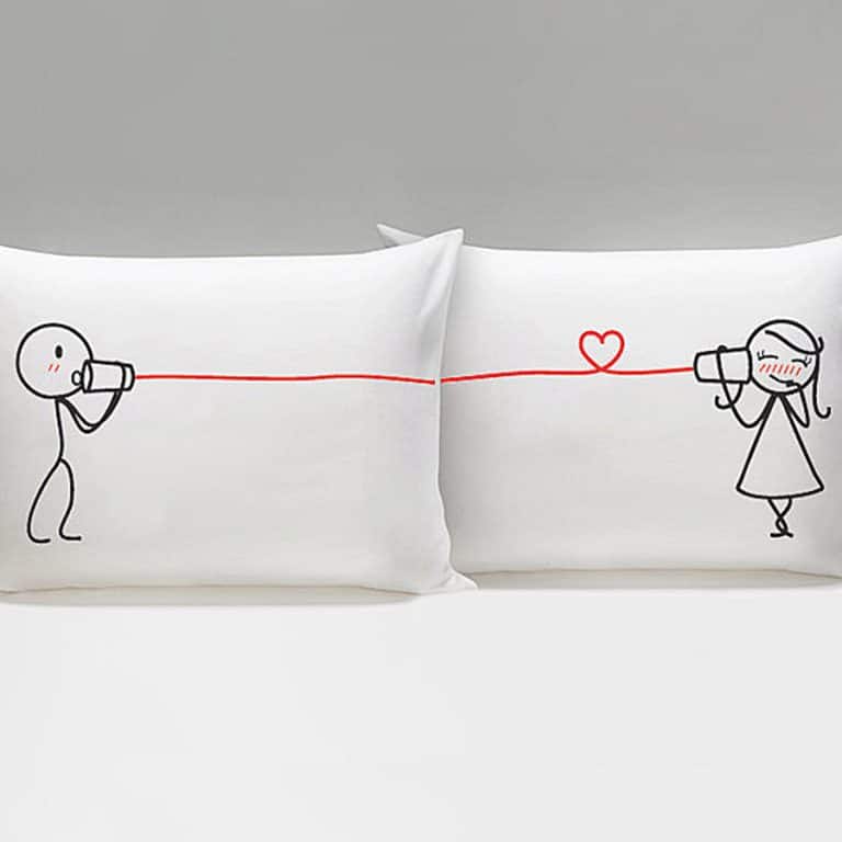 Bold Loft Say I Love You Couples Pillowcases Bed Linen