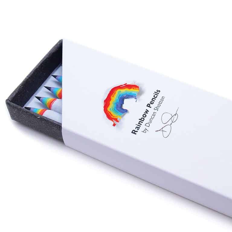 Duncan Shotton Rainbow Pencils Made from Recycled Waste Paper