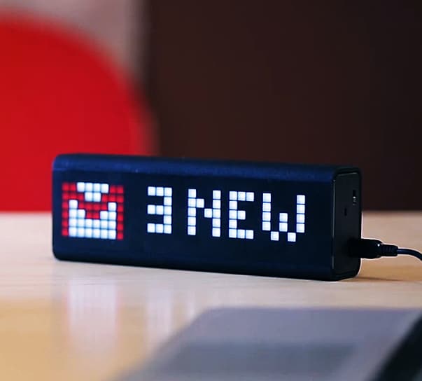 LaMetric Time Wi-Fi Clock for Smart Home New Message