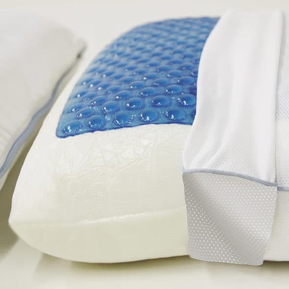 Classic Brands Reversible Cool Gel Memory Foam Pillow Bed Pillows Classic Brands Reversible Cool Gel Memory Foam Pillow Bed Pillows