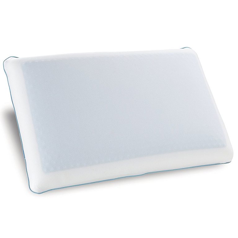 Classic Brands Reversible Cool Gel Memory Foam Pillow Washable Cover