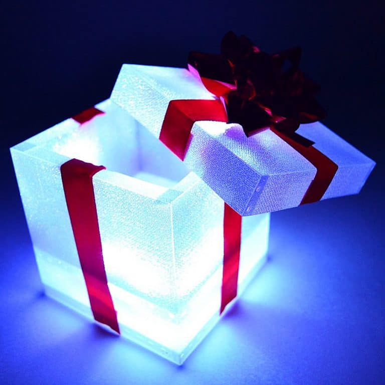 Glow City Light Up Gift Boxes Battery Operated
