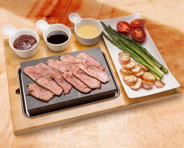 Good Cooking Tabletop Cooking Stone Firestone Steak Good Cooking Tabletop Cooking Stone Firestone Steak