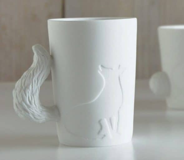 Kinto Mugtail Fox Mug Cute Cup Kinto Mugtail Fox Mug Cute Cup