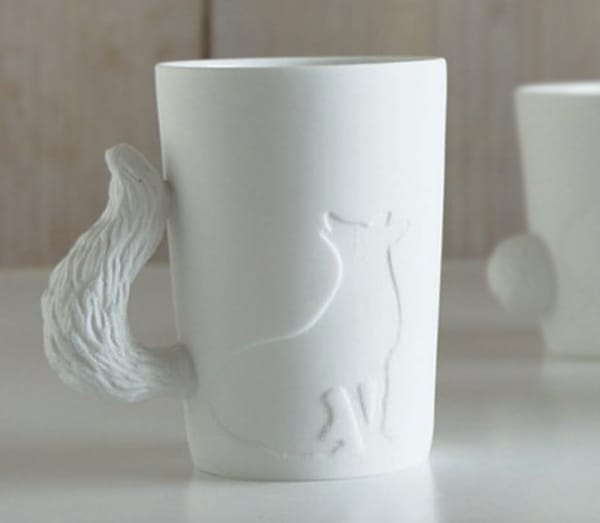 Kinto Mugtail Fox Mug Cute Cup