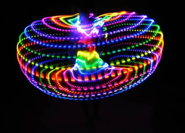 Moodhoops Neon LED Hoop Rave Party Essential Moodhoops Neon LED Hoop Rave Party Essential