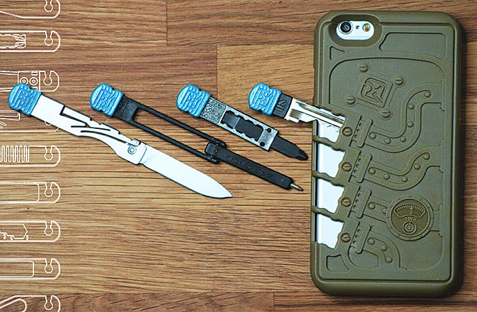Stowaway Tools iPhone Case Boy Scout Gift