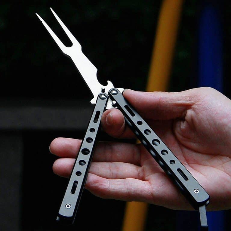 Tactical Folding BBQ Fork Survival Tool