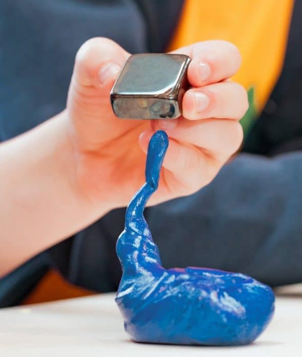Crazy Aarons Thinking Putty Blue Magnetic Slime Crazy Aarons Thinking Putty Blue Magnetic Slime
