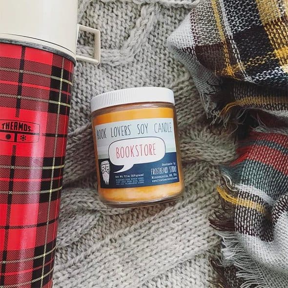 Frostbeard Bookstore Scented Soy Candle Aroma Frostbeard Bookstore Scented Soy Candle Aroma