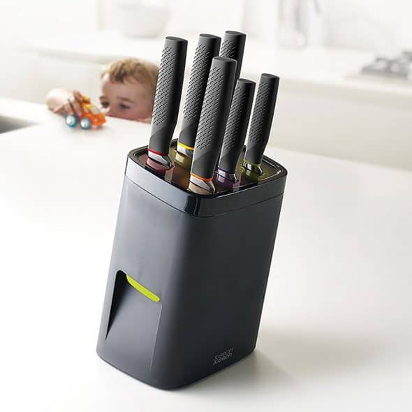 Joseph Joseph Self Locking Knife Block with Knife Set Kitchen Tools Joseph Joseph Self Locking Knife Block with Knife Set Kitchen Tools