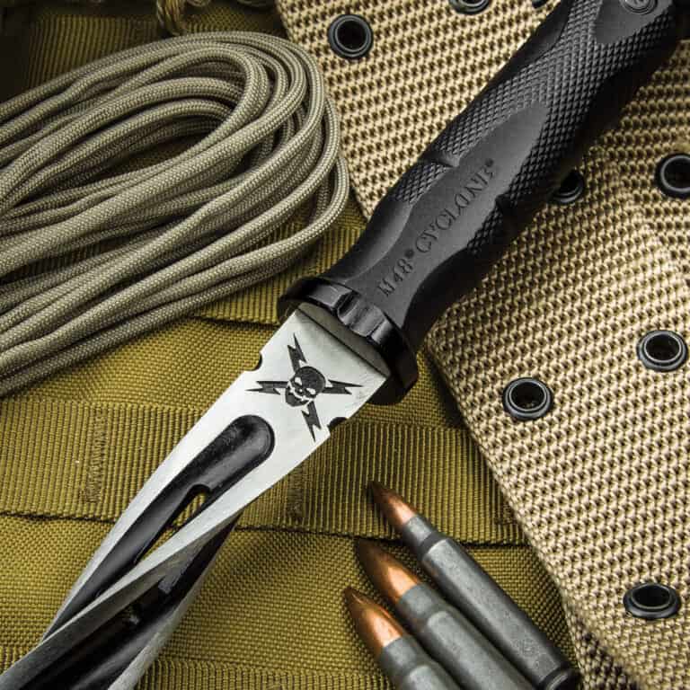 M48 Cyclone Fixed Blade Knife Spiral Dagger