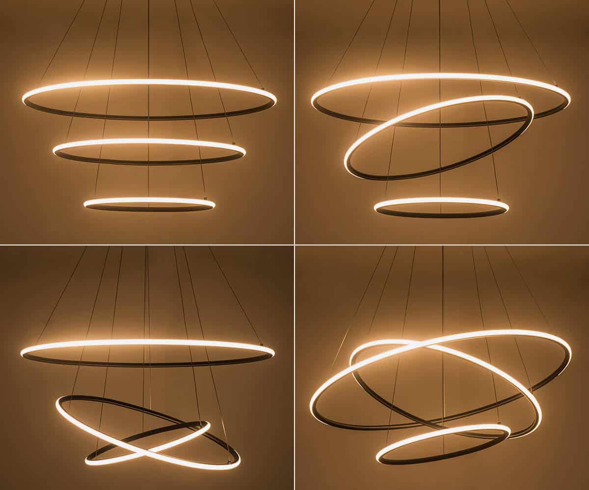 Modern Circular Pendant Light Chandelier NoveltyStreet