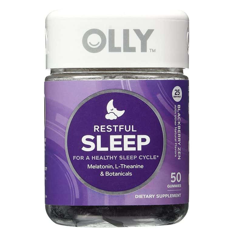 OLLY Restful Sleep Gummy Supplements Relaxant