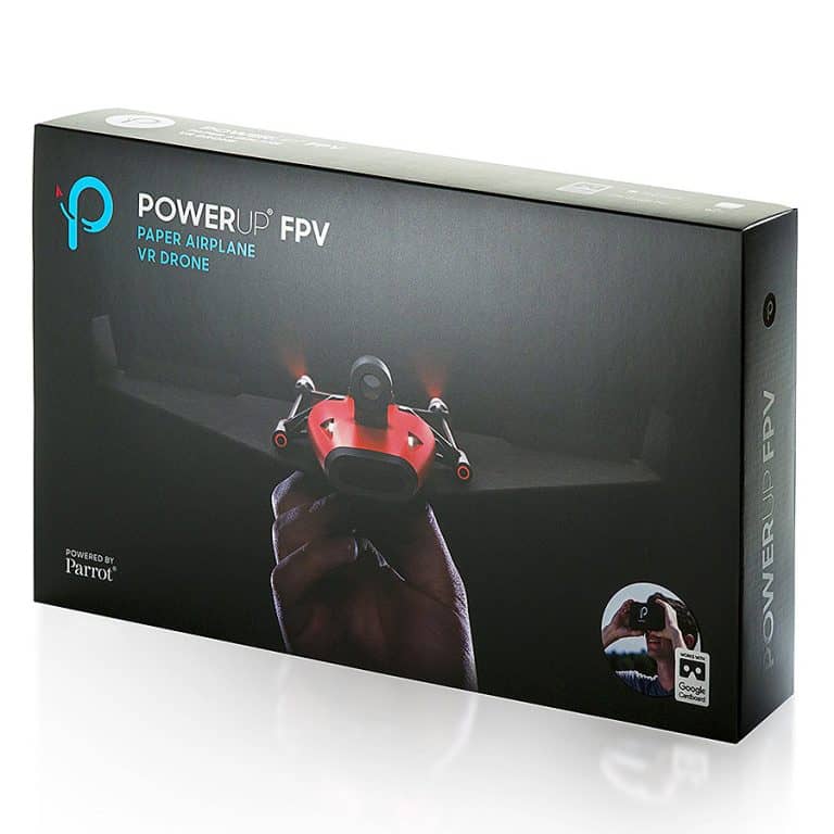 PowerUp FPV Paper Airplane VR Drone Model Kit Box