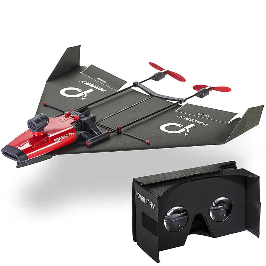 PowerUp FPV Paper Airplane VR Drone Model Kit NIB 