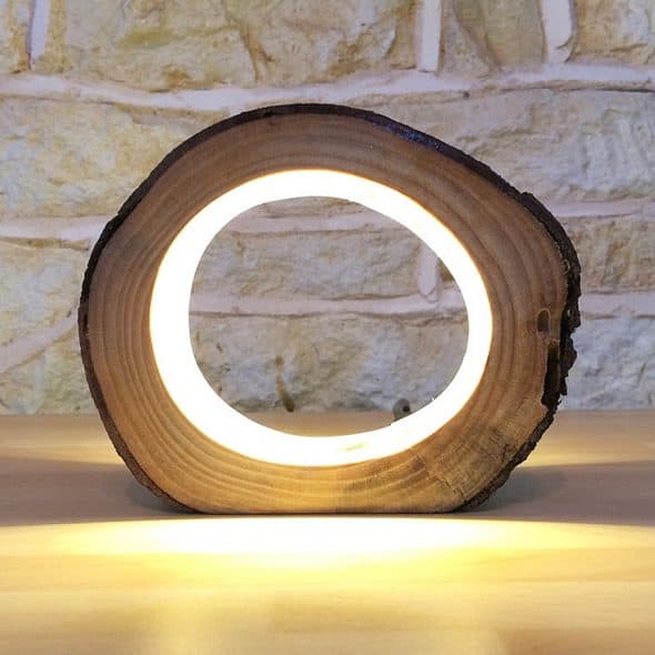 Unique Lighting Co LED Log Light Tabletop Item Unique Lighting Co LED Log Light Tabletop Item