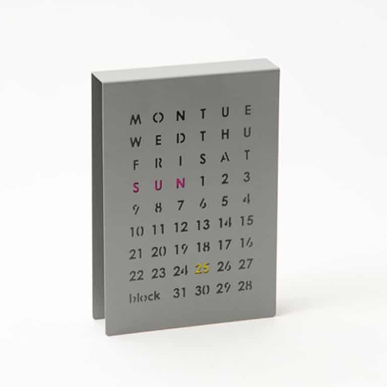 Block Perpetual Calendar Table Product