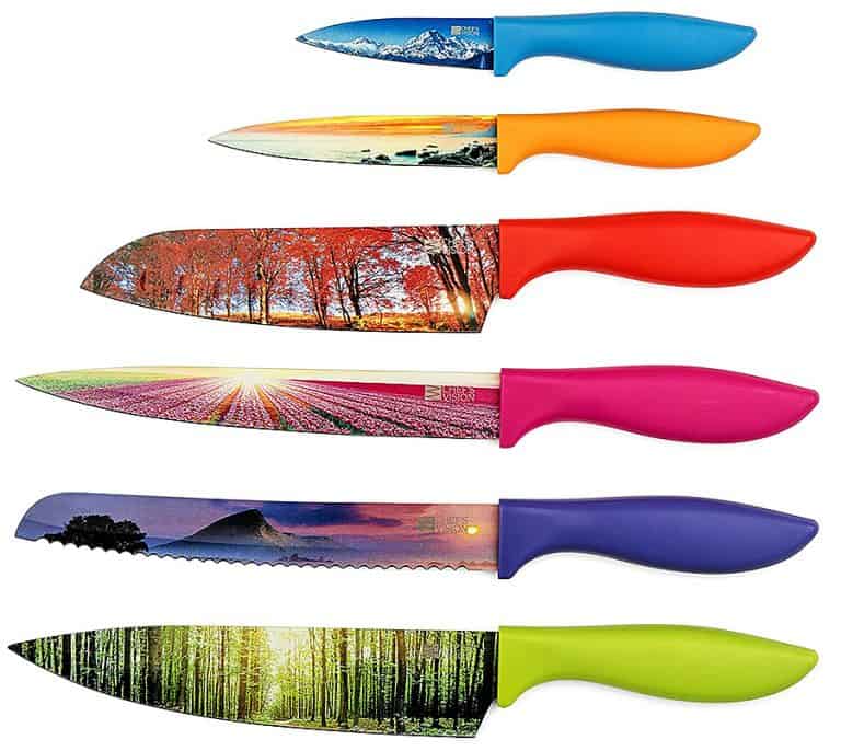 Chef's Vision Landscape Kitchen Knife Set Kitchen Tools