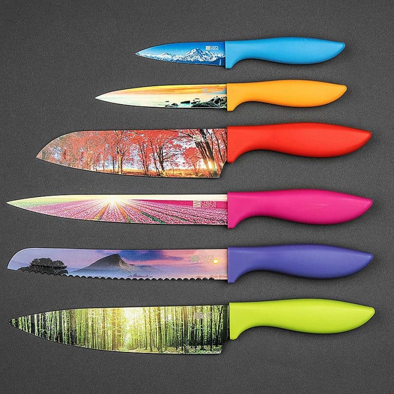 Chef's Vision Landscape Kitchen Knife Set Knives