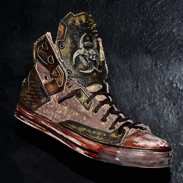 Family Skiners Custom Biohazard Sneakers Footwear Family Skiners Custom Biohazard Sneakers Footwear