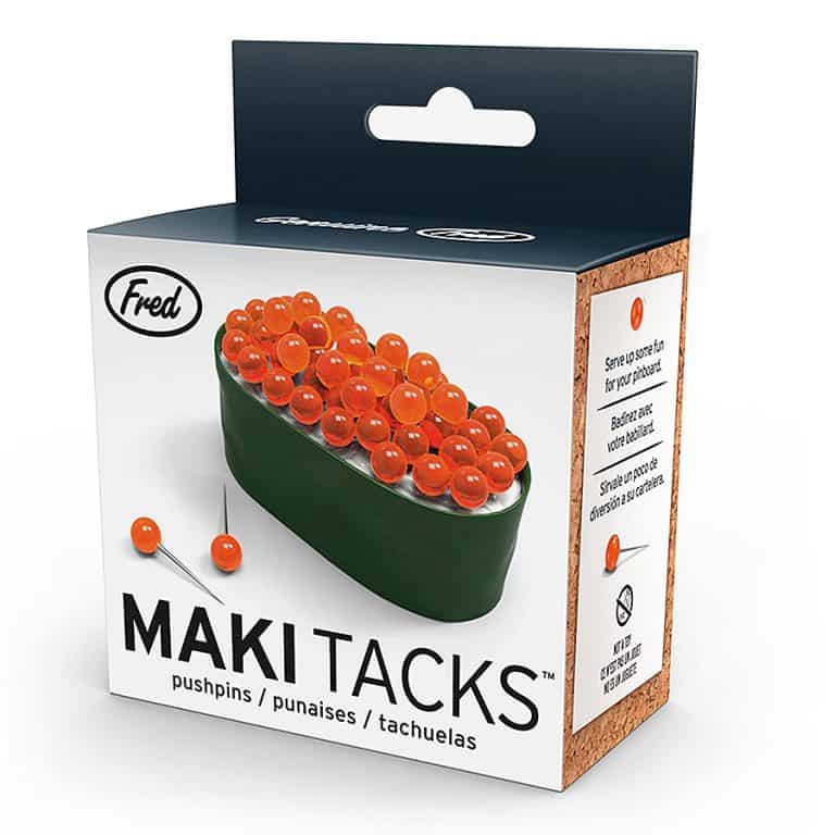 Fred & Friends Maki Tacks Sushi Pushpins Novelty Products
