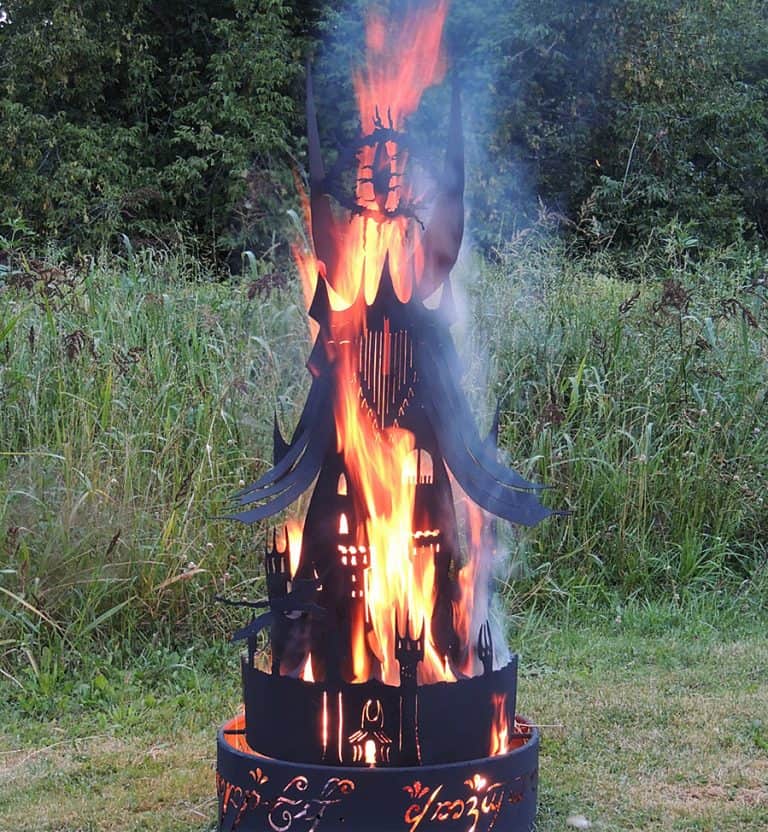 Imagine Metal Art Fire Pit Eye Tower Made to Order