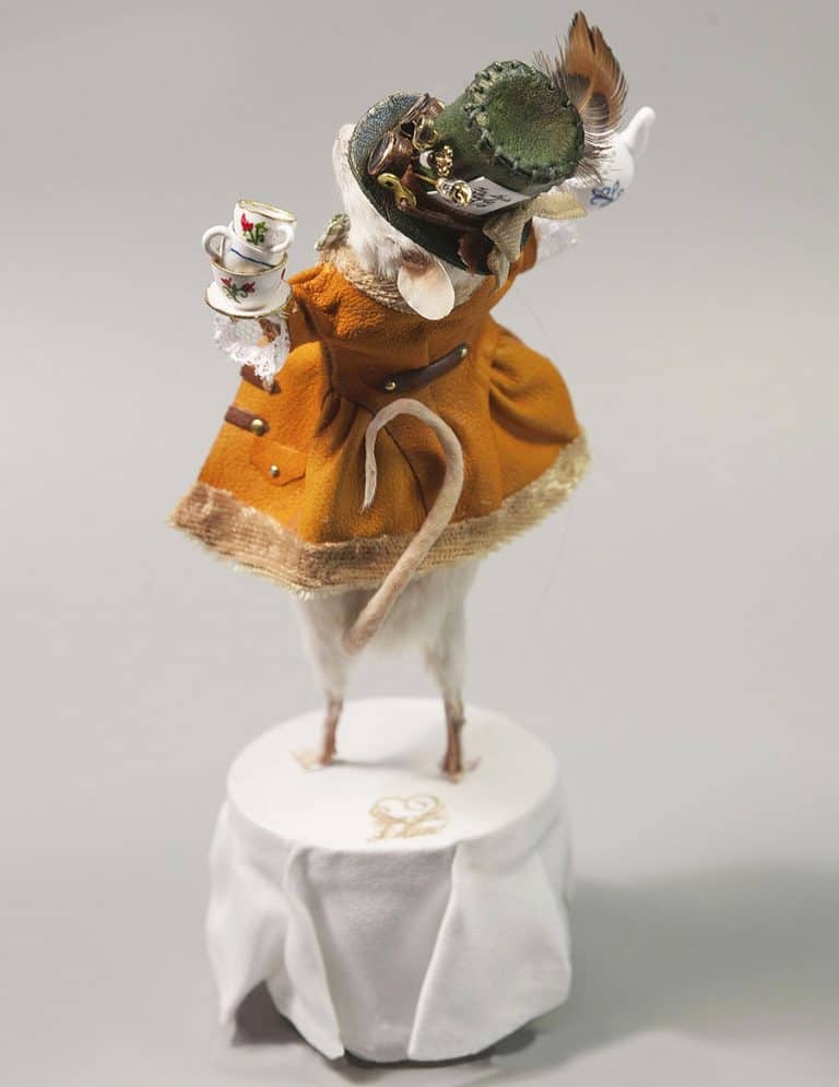 Le Heart Mad Hatter Taxidermy Mouse Real Mouse