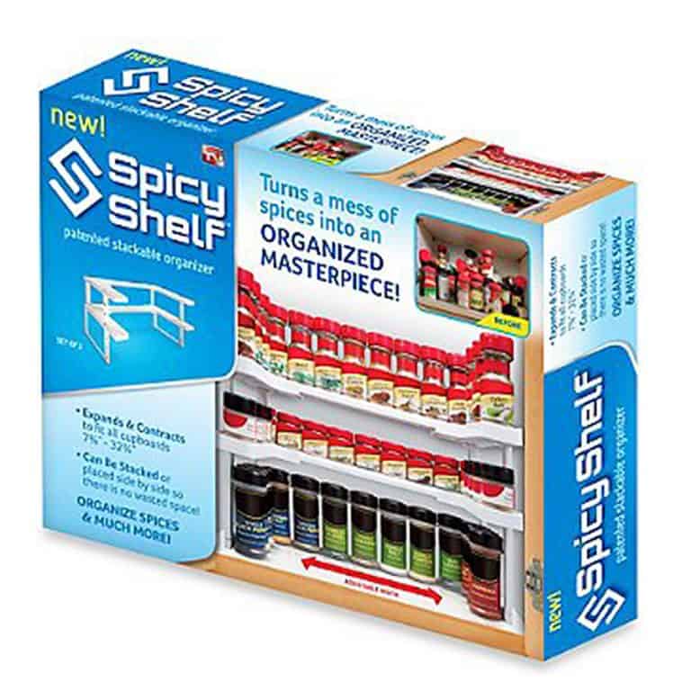 Spicy Shelf Patented Spice Rack and Stackable Organizer Kitchen Items