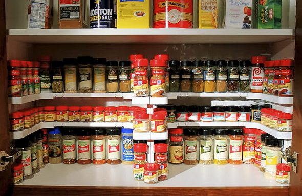 Spicy Shelf Patented Spice Rack and Stackable Organizer Shelves Spicy Shelf Patented Spice Rack and Stackable Organizer Shelves