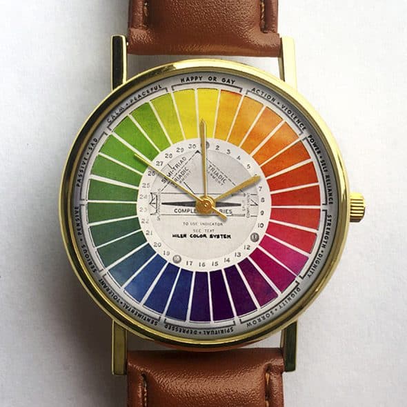 10 North Creative Vintage Color Wheel Watch Quartz 10 North Creative Vintage Color Wheel Watch Quartz