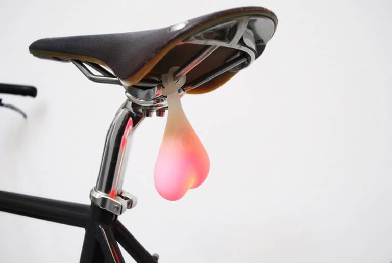 Bike Balls Tail Light Weird Biker Novelty Product
