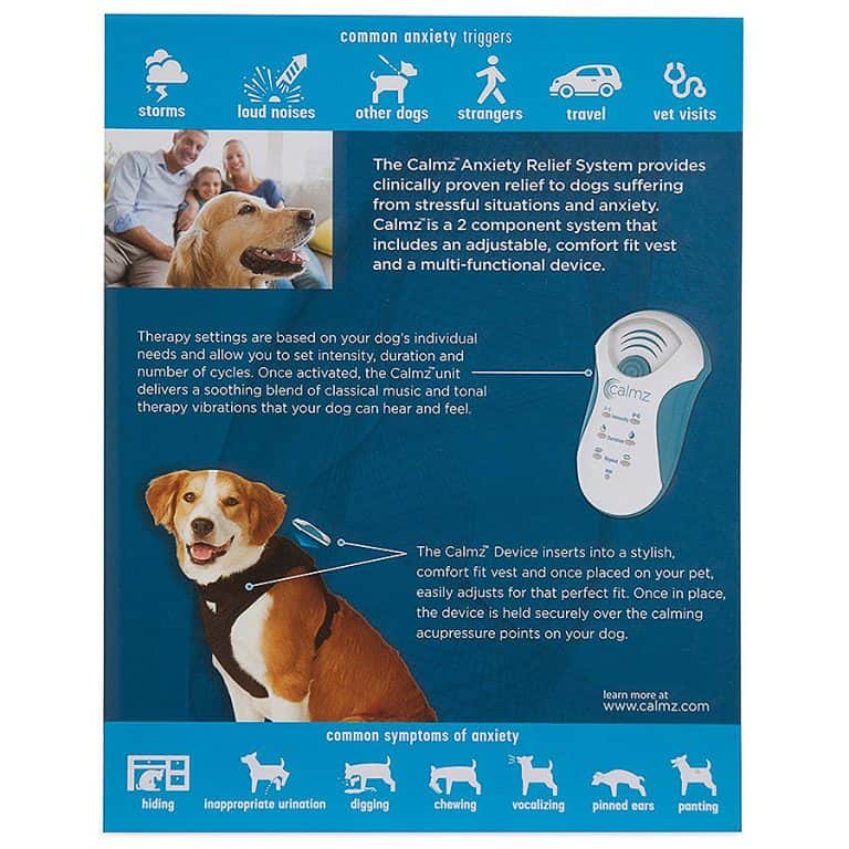 Calmz Anxiety Relief System for Dogs NeuroSync Technology