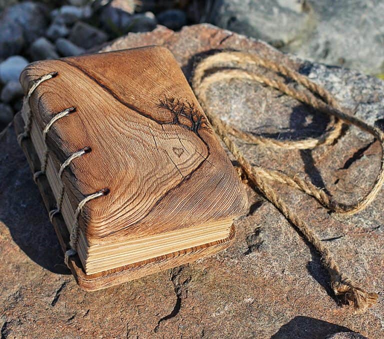 Crearting Rustic Wood Wedding Guest Book Books