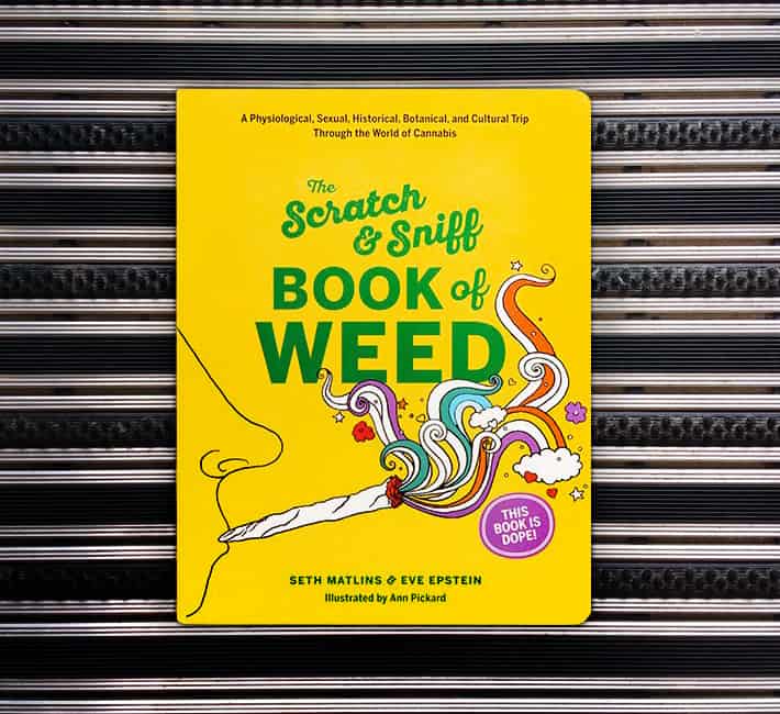 Scratch & Sniff Book of Weed Cool Coffee Table Book