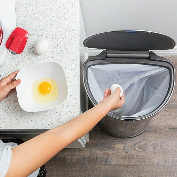 Simplehuman Touchless 45L Semi-round Sensor Trash Can Garbage Bins Simplehuman Touchless 45L Semi-round Sensor Trash Can Garbage Bins