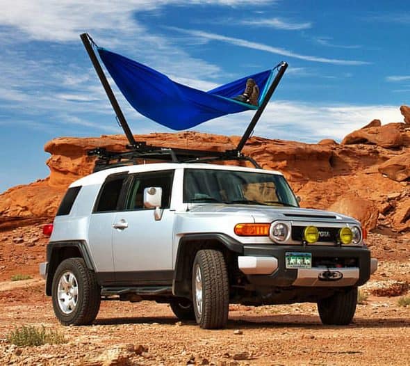 TrailNest Roof Top Hammock Stand System Automotive Accessory TrailNest Roof Top Hammock Stand System Automotive Accessory