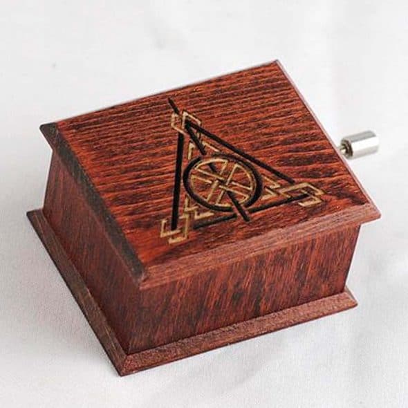 Woodissimo Harry Potter Deathly Hallows Music Box NoveltyStreet