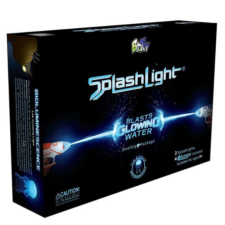 BioToy SplashLight Bioluminescent Water Blaster Glowing Water