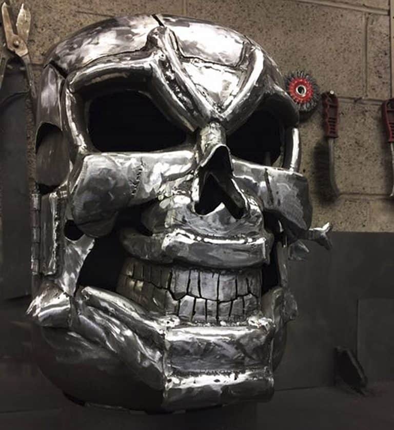 Burned By Design Ghost Rider Fire Pits Skull