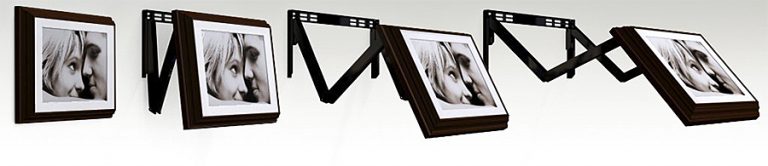 Hidden Vision Extended Flip-Out TV Mount Wall Mounts