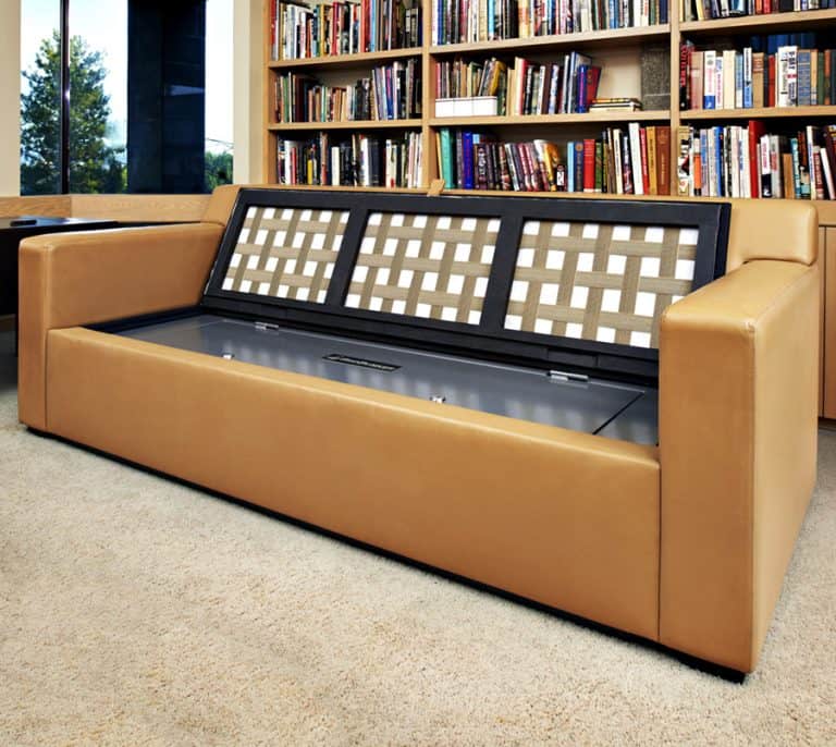 Safety and Security Couch Bunker Safe Hidden Safes