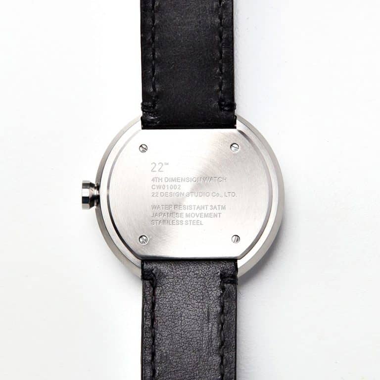 22 Design Studio 4th Dimension Watch Leather