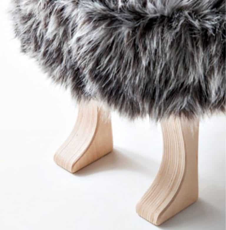 Animal Stool with Tail Furniture