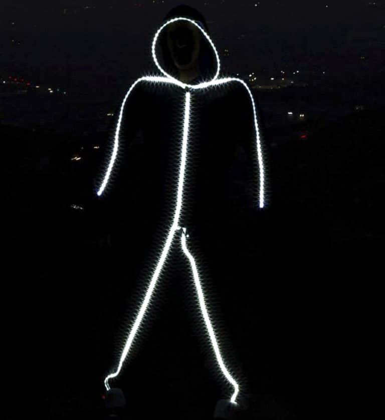 Glowy Zoey Adult LED Stickman Costume Novelty Product