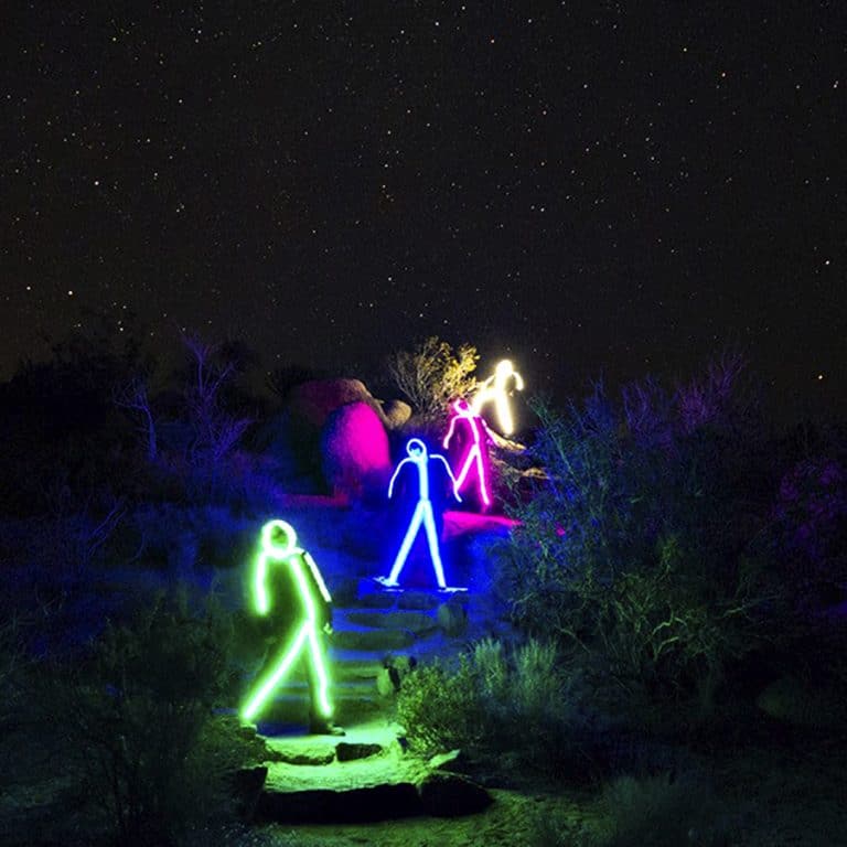 Glowy Zoey Adult LED Stickman Costume Stick Figures